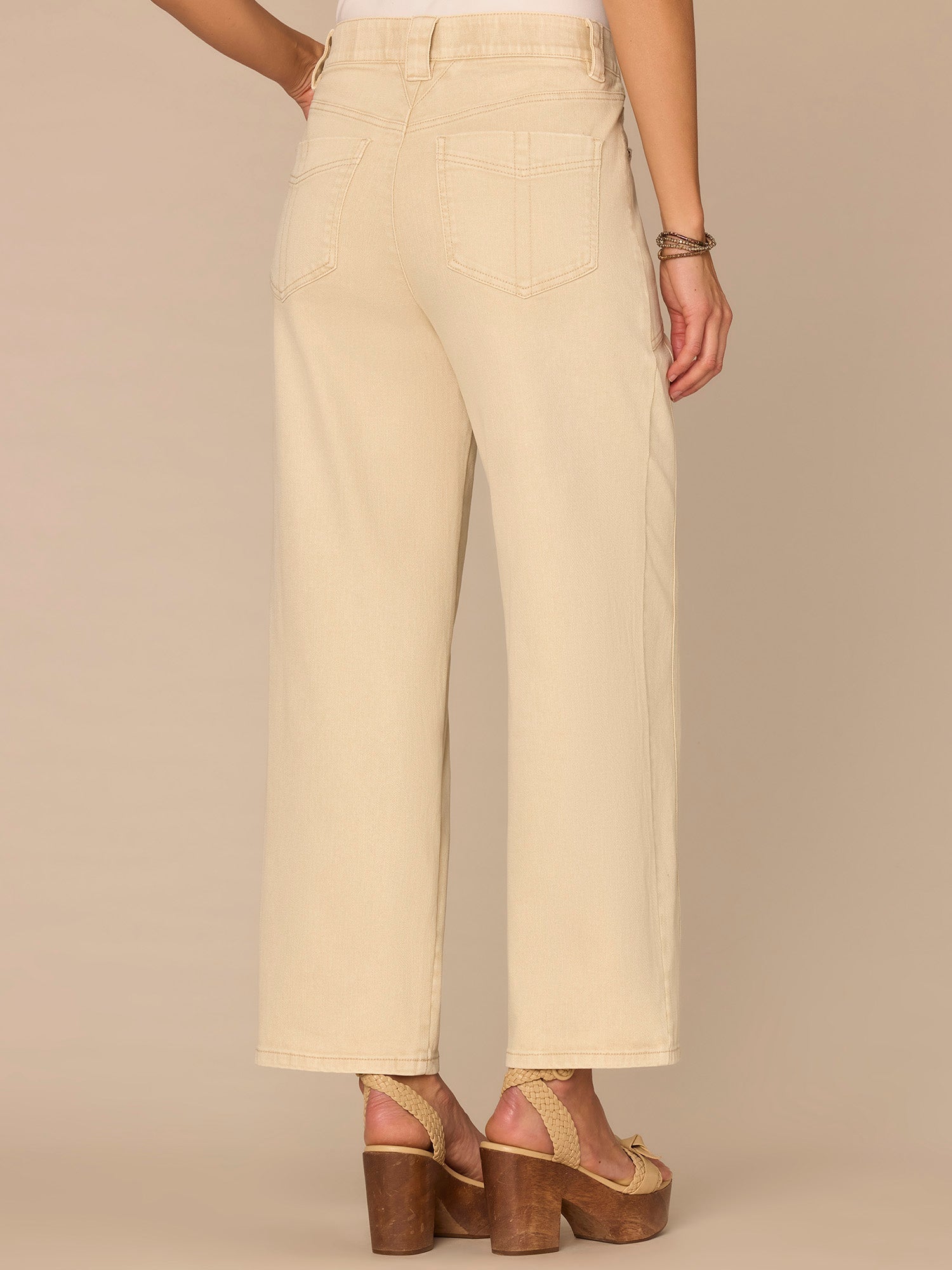 "Ab"solution® Skyrise Relaxed Straight Leg Jeans with Seaming Detail