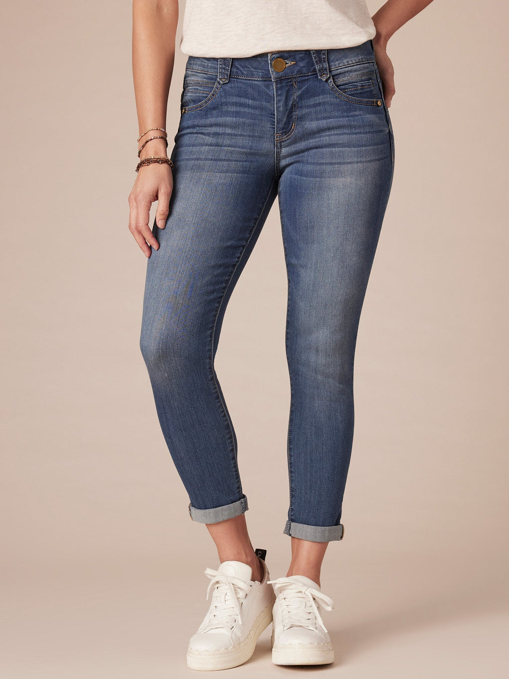 "Ab"solution® Ankle Skimmer Blue Jeans