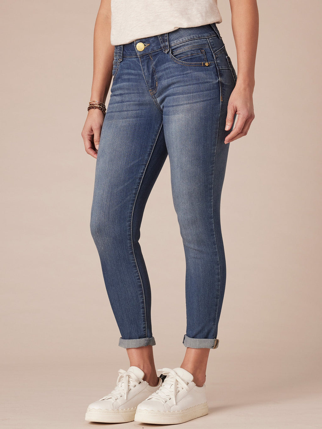 "Ab"solution® Ankle Skimmer Blue Jeans