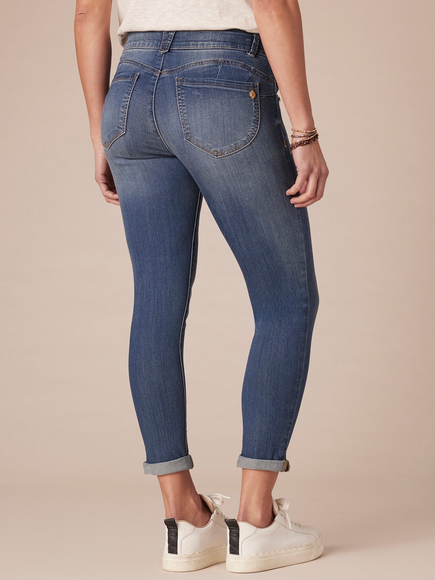 "Ab"solution® Ankle Skimmer Blue Jeans