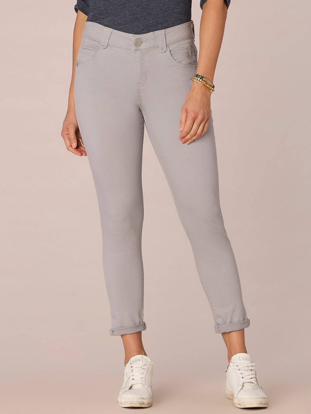 "Ab"solution® Colored Ankle Skimmer Pants