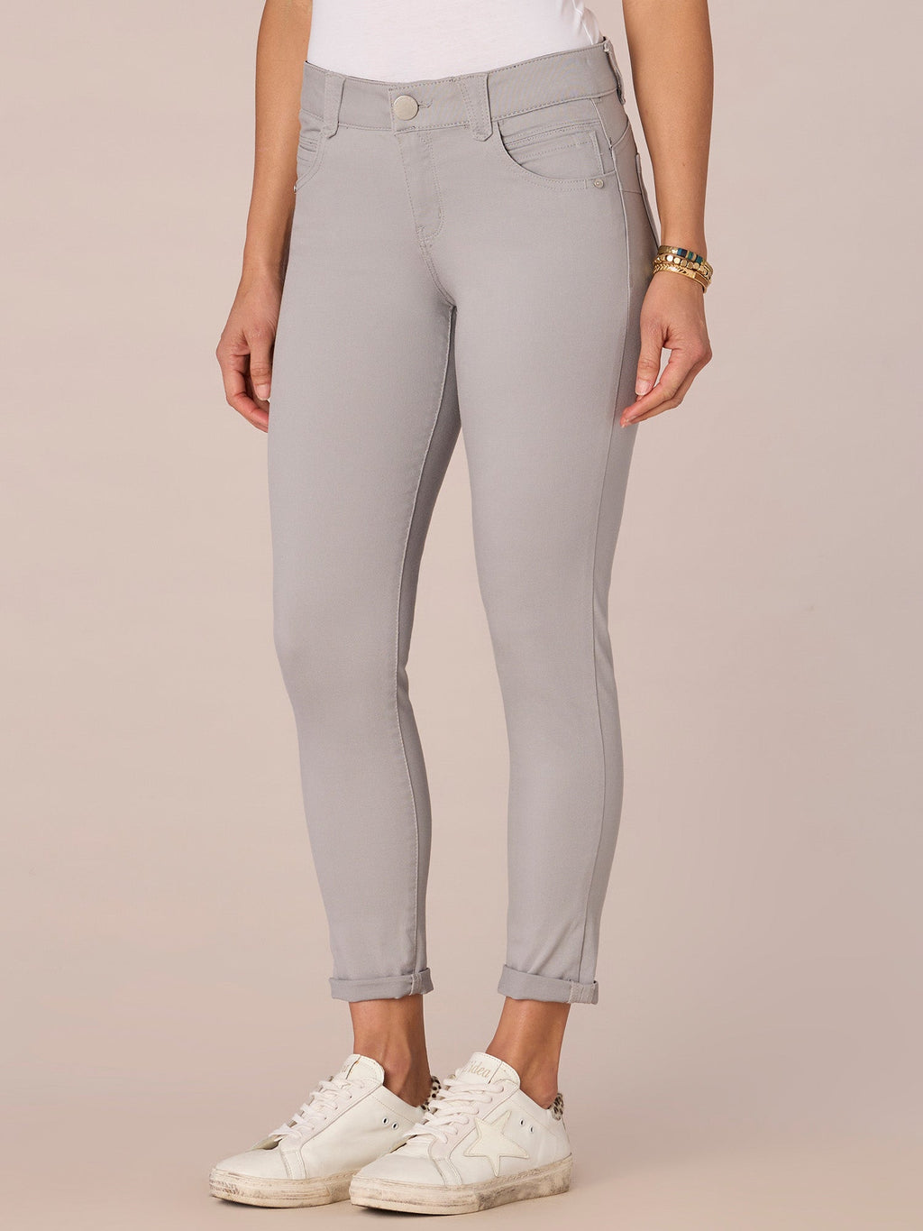 "Ab"solution® Colored Ankle Skimmer Pants