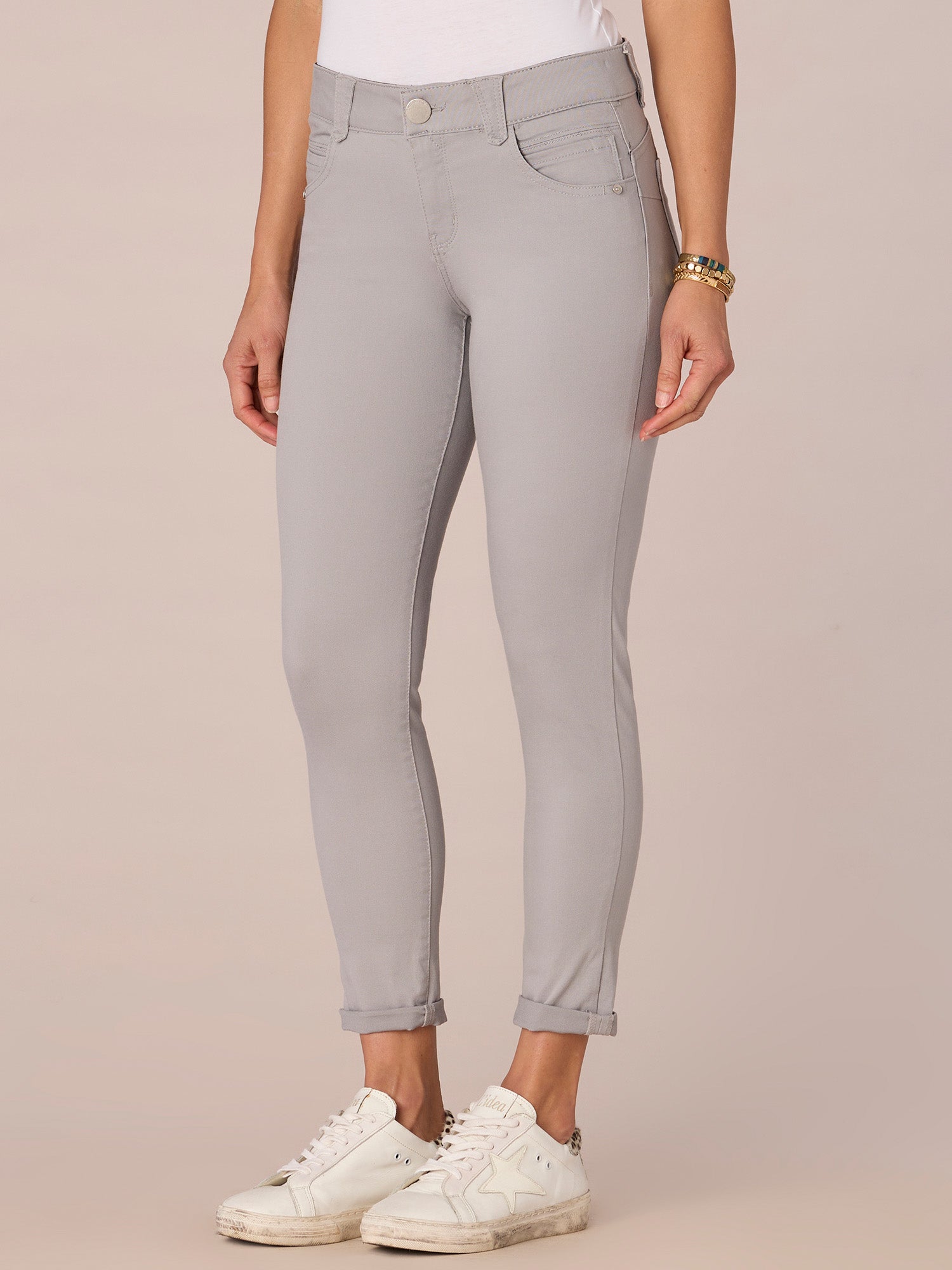 "Ab"solution® Colored Ankle Skimmer Pants