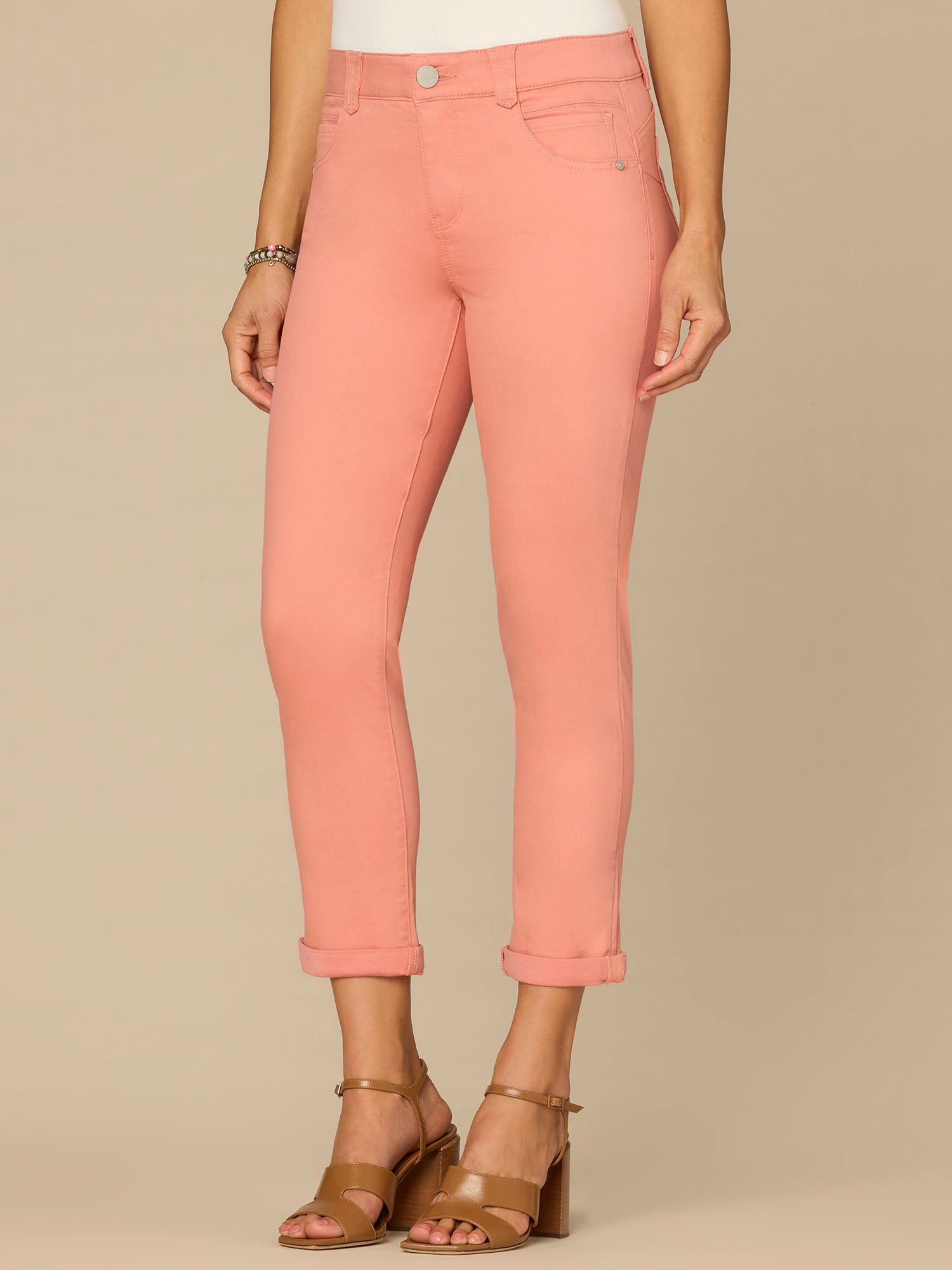 "Ab"solution® Colored Ankle Skimmer Pants