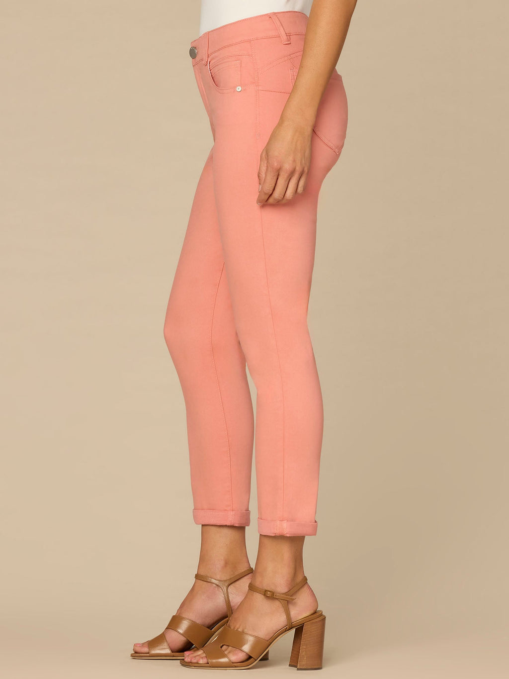 "Ab"solution® Colored Ankle Skimmer Pants