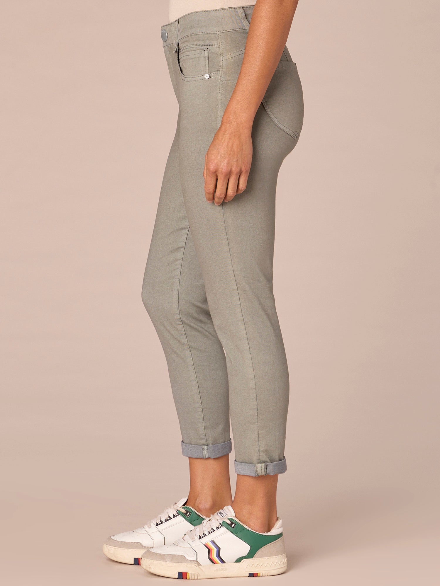 "Ab"solution® Colored Ankle Skimmer Pants