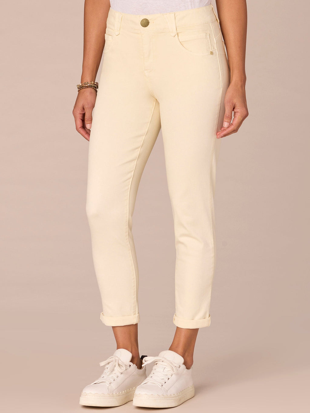 "Ab"solution® Colored Ankle Skimmer Pants