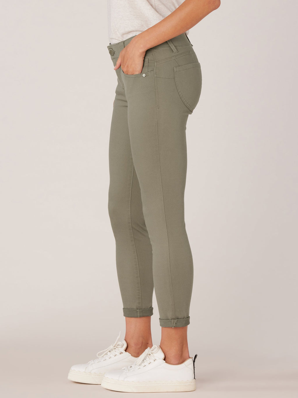 "Ab"solution® Colored Ankle Skimmer Pants