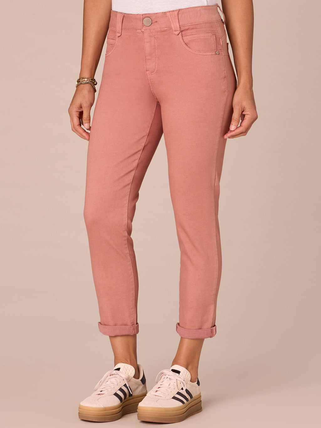 "Ab"solution® Colored Ankle Skimmer Pants