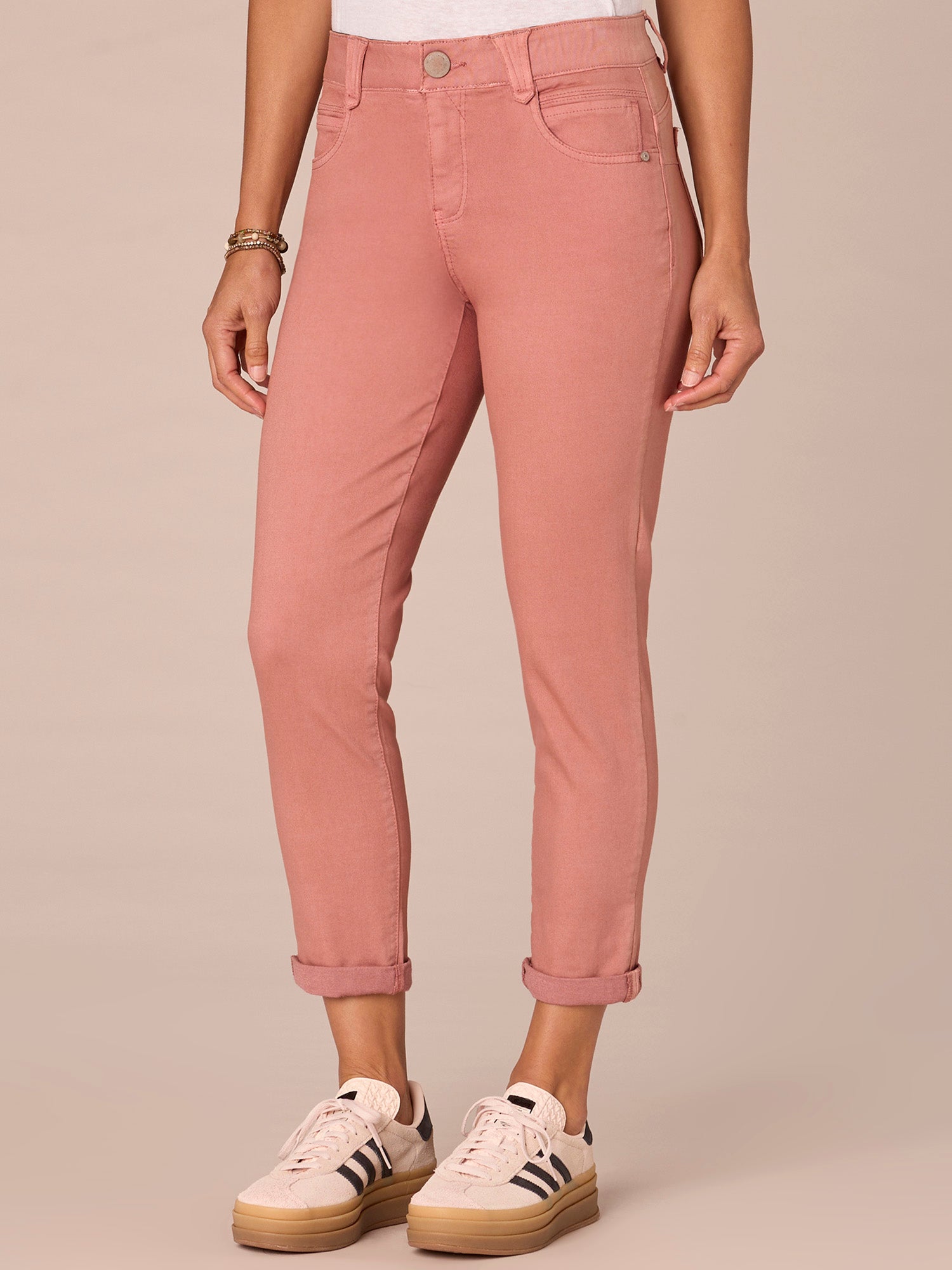 "Ab"solution® Colored Ankle Skimmer Pants