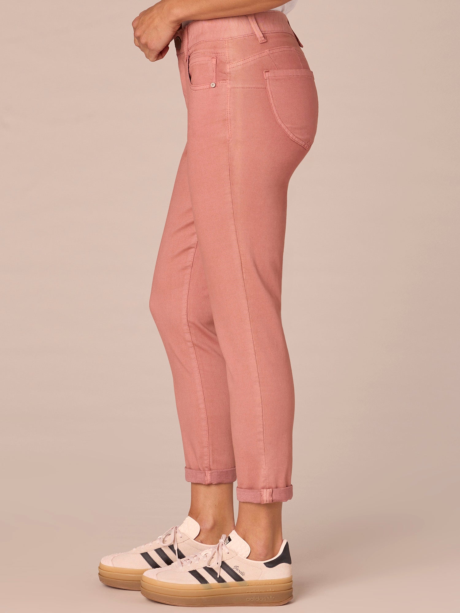 "Ab"solution® Colored Ankle Skimmer Pants