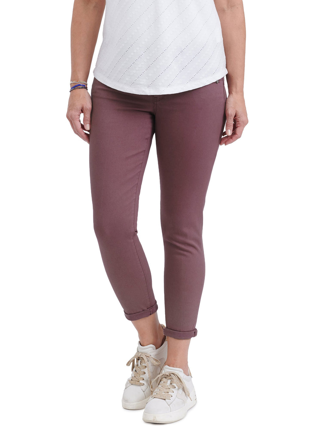 "Ab"solution® Colored Ankle Skimmer Pants