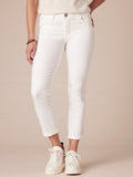"Ab"solution® White Petite Ankle Skimmer