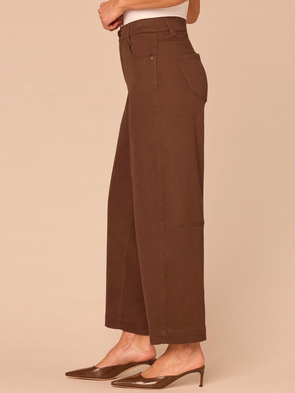 "Ab"solution® Skyrise Uneven Yoke Relaxed Barrel Leg Pants