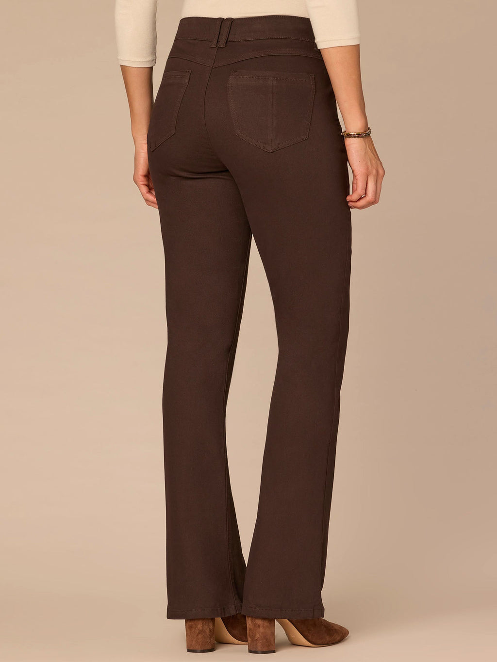 "Ab"solution Mid-Rise Itty Bitty Boot Woven Pants