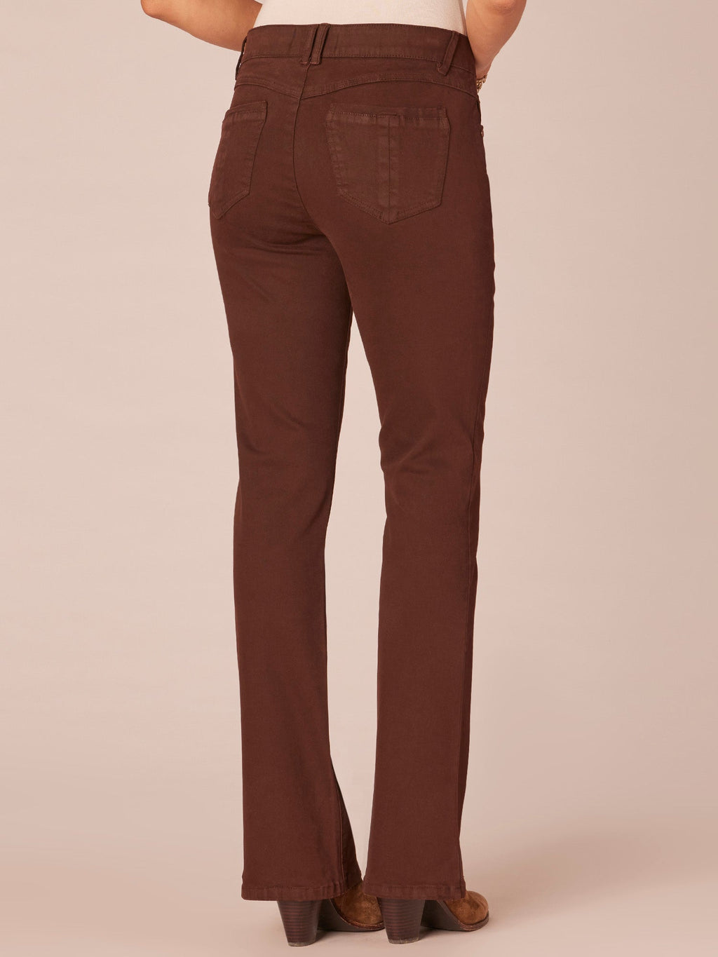 "Ab"solution Mid-Rise Itty Bitty Boot Woven Pants
