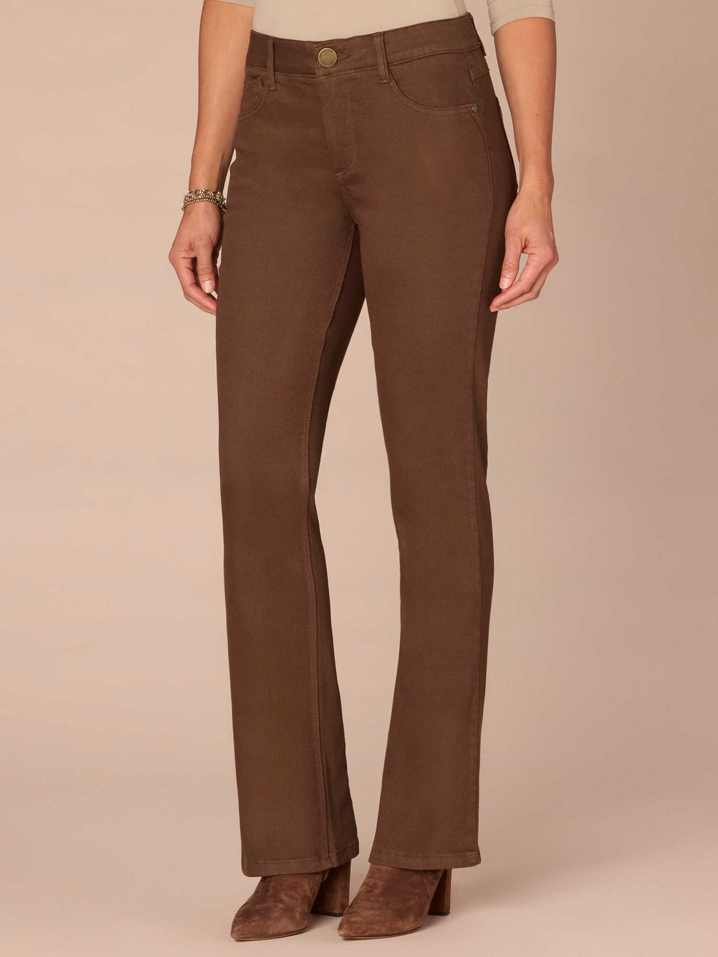 "Ab"solution® Mid-Rise Itty Bitty Bootcut Pants