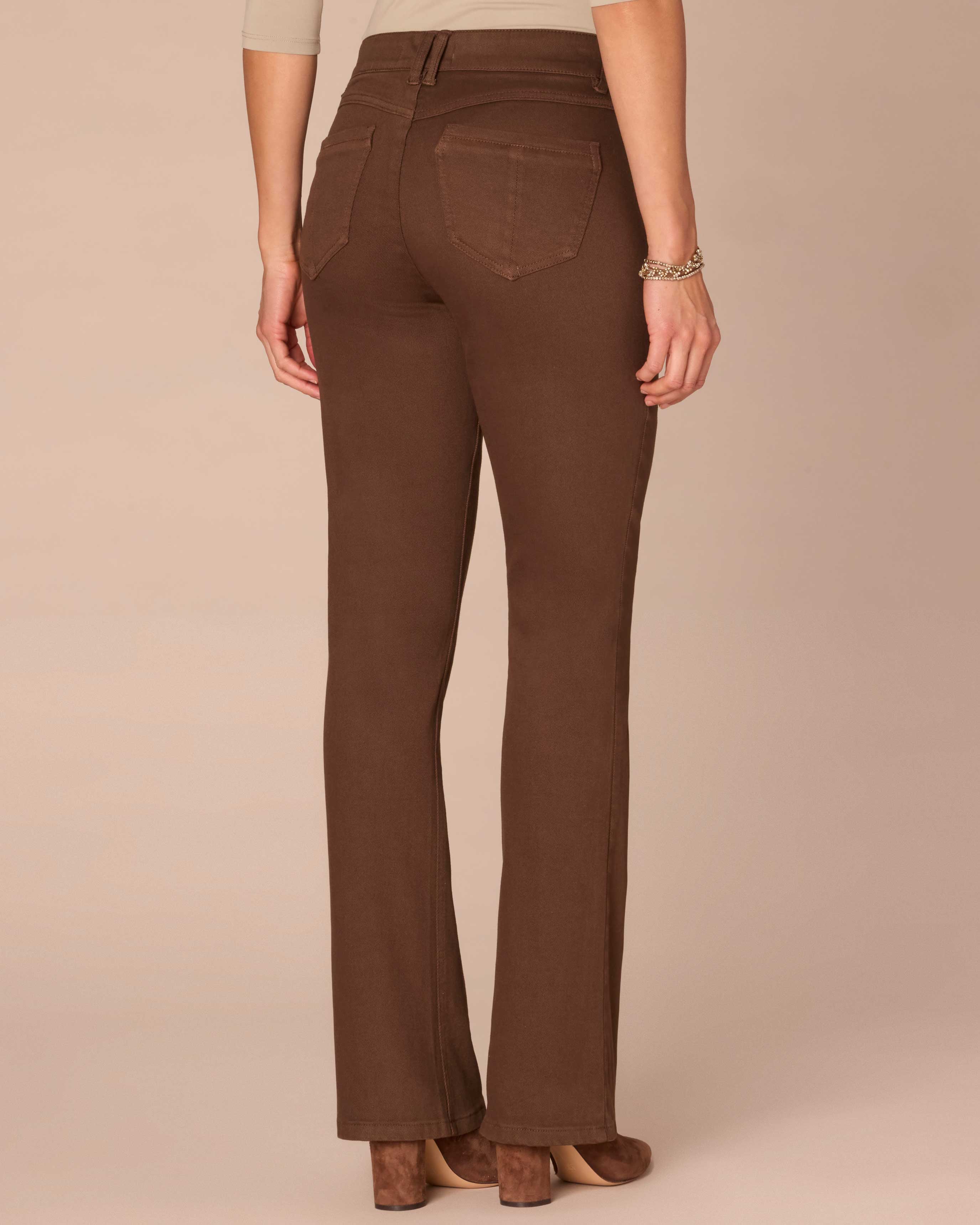 "Ab"solution® Mid-Rise Itty Bitty Bootcut Pants