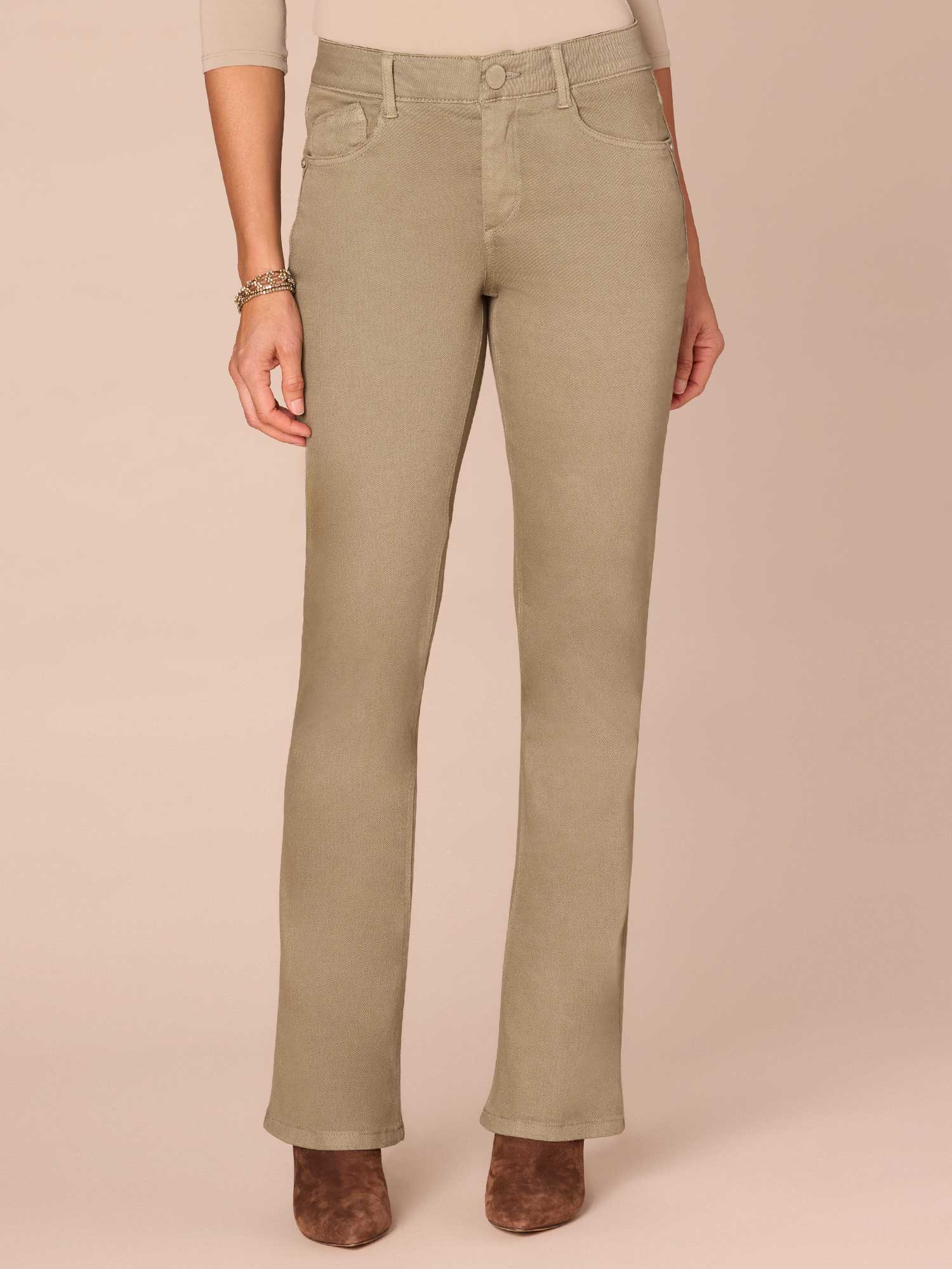 "Ab"solution® Mid-Rise Itty Bitty Bootcut Pants