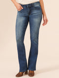 "Ab"solution® Itty Bitty Bootcut Blue Jeans