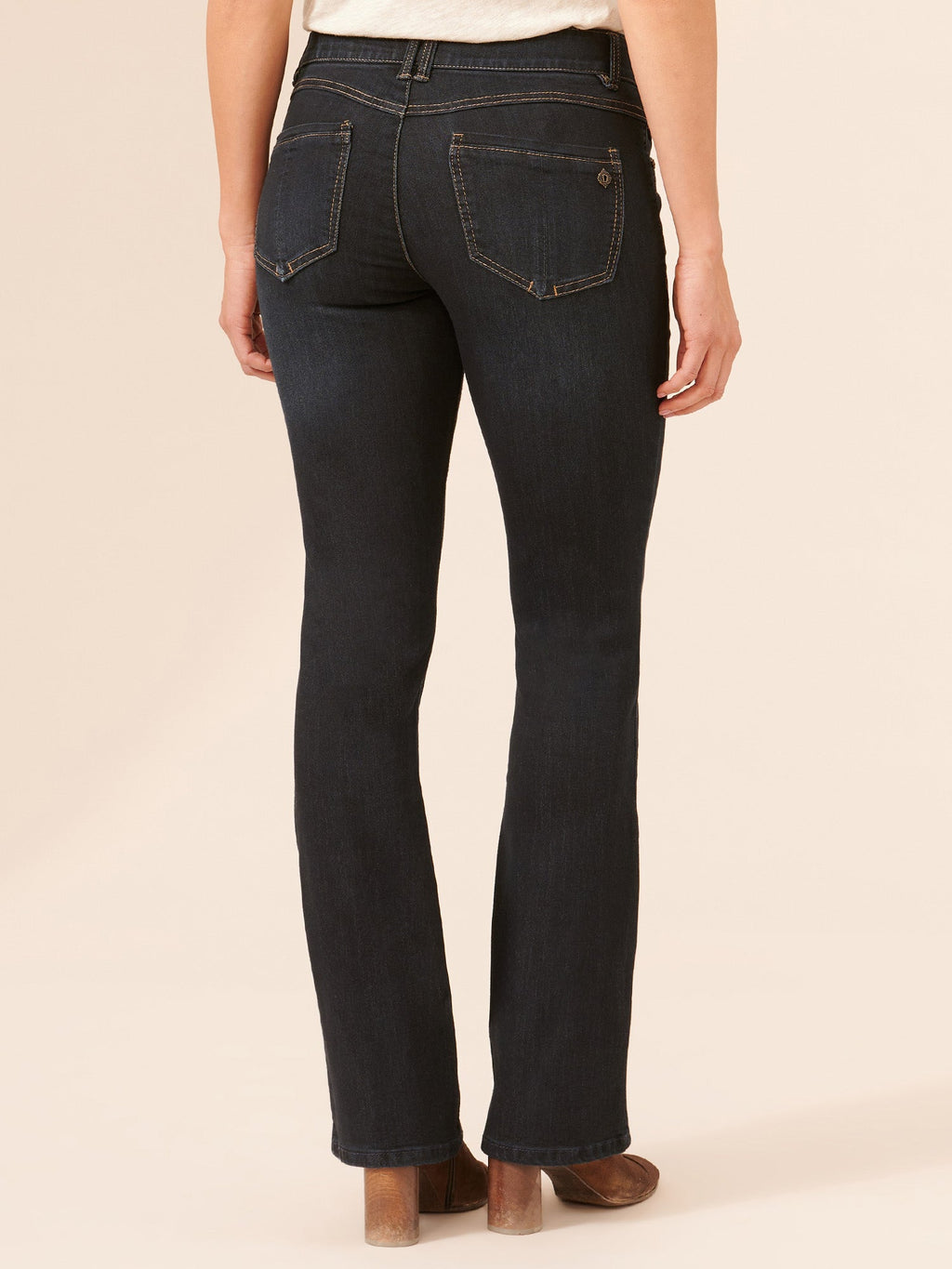 "Ab"solution® Itty Bitty Bootcut Indigo Petite Jeans