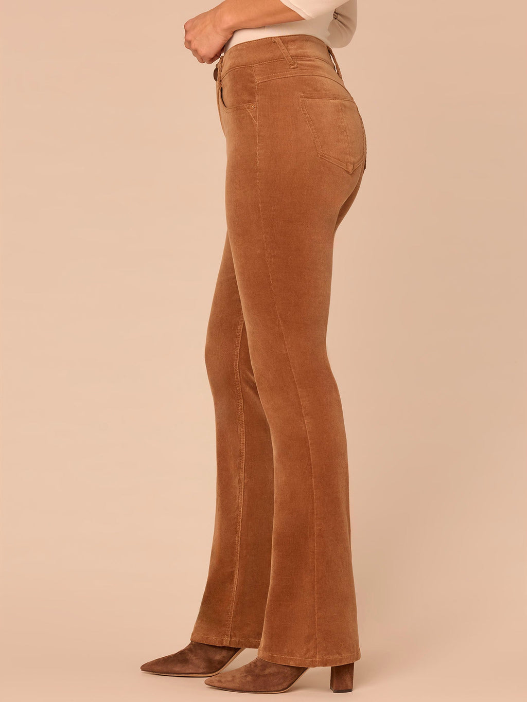 "Ab"solution® High Rise Itty Bitty Boot Corduroy Petite Pants