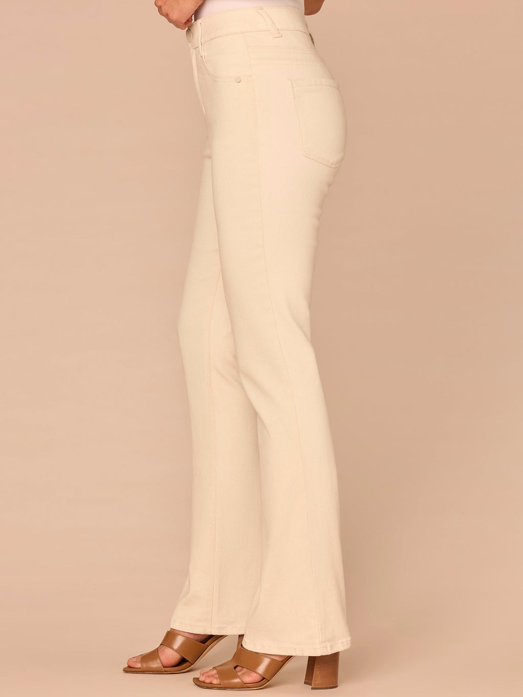 "Ab"solution® High Rise Double Yoke Itty Bitty Boot Plus Size Pants