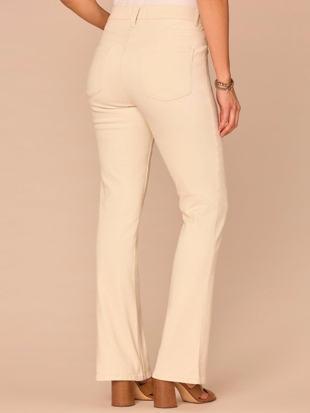 "Ab"solution® High Rise Double Yoke Itty Bitty Boot Plus Size Pants
