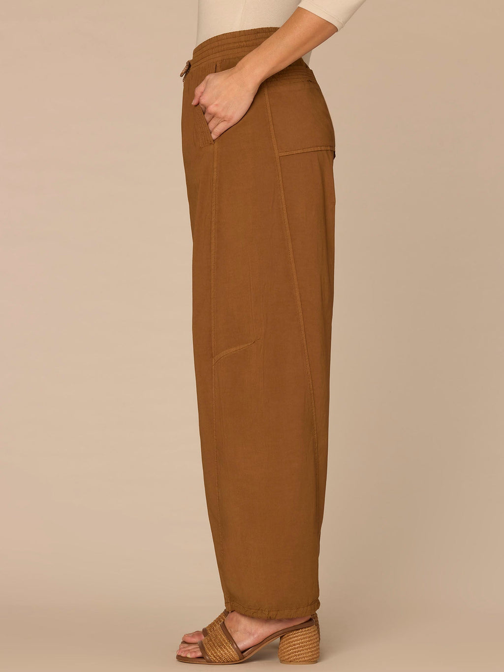 "Ab"leisure Skyrise Cinched Waist Toggle Hem Jogger Pants