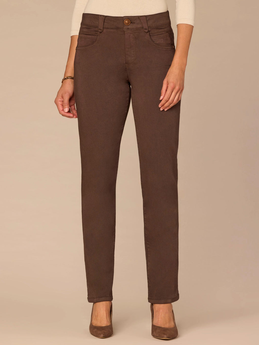 "Ab"solution® Straight Leg Tall Colored Jeans