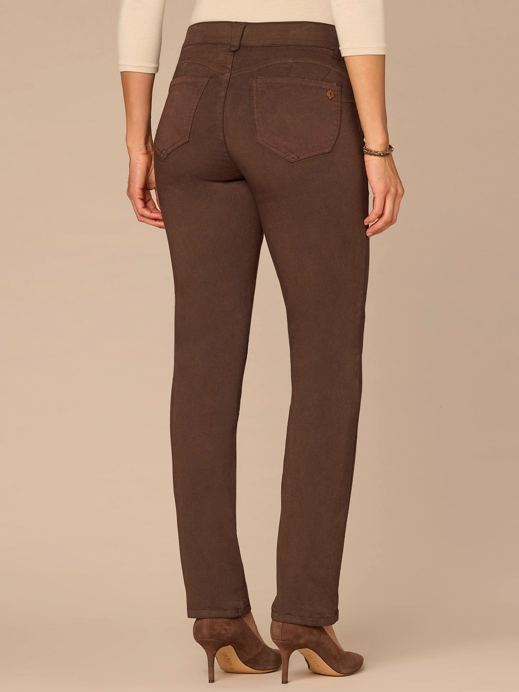 "Ab"solution® Straight Leg Petite Colored Jeans