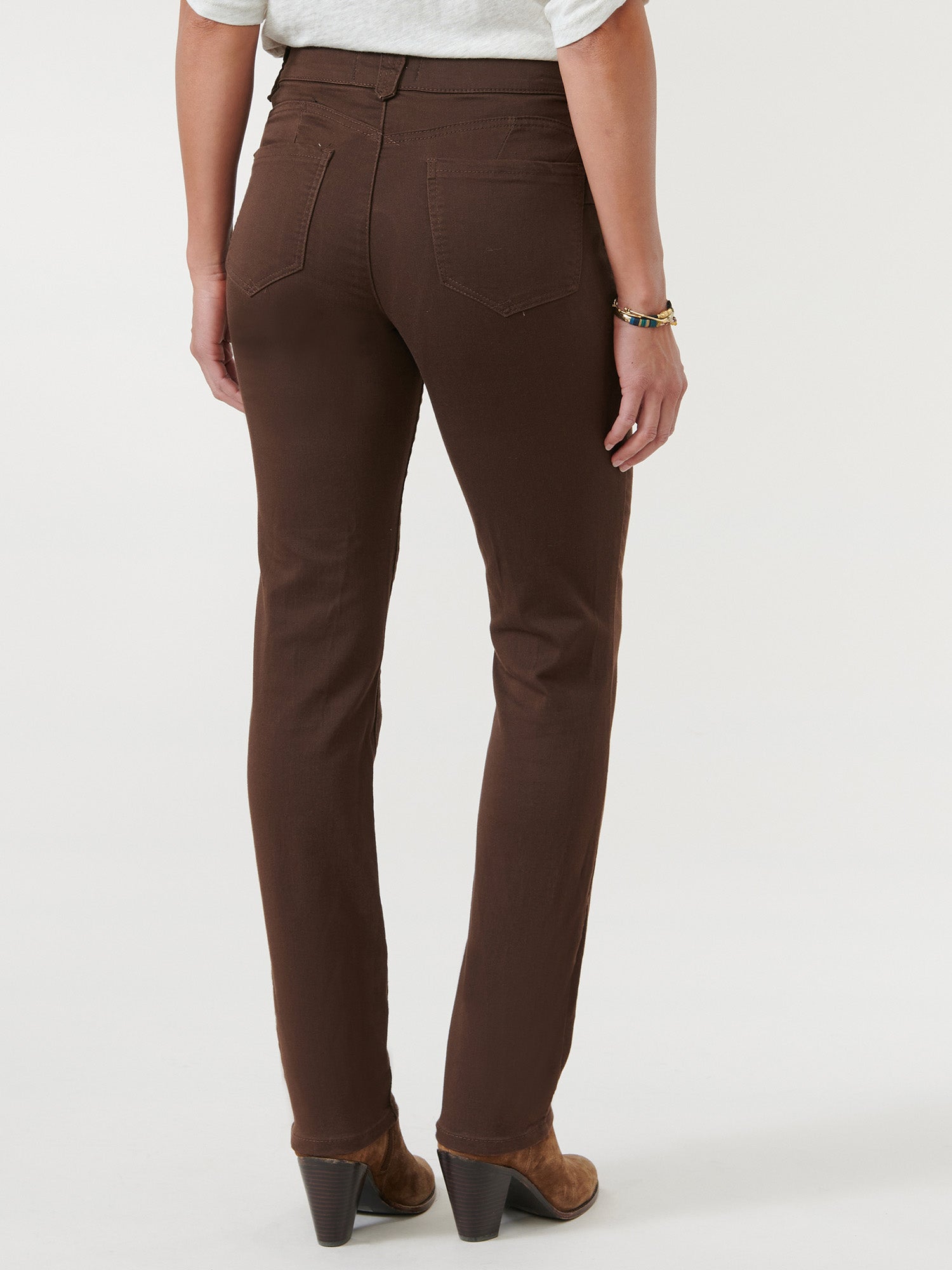 "Ab"solution® Straight Leg Colored Jeans