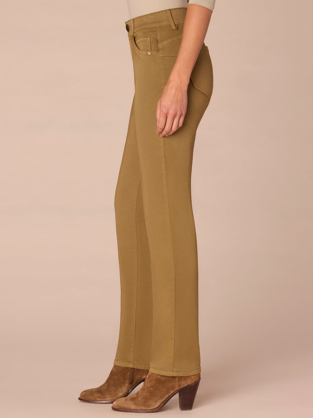 "Ab"solution® Straight Leg Petite Colored Jeans
