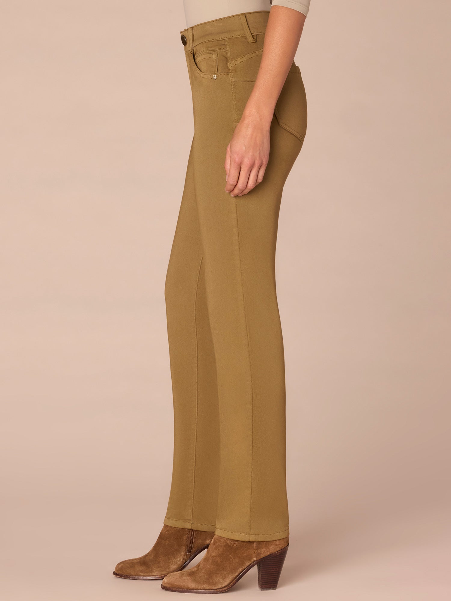 "Ab"solution® Straight Leg Petite Colored Jeans