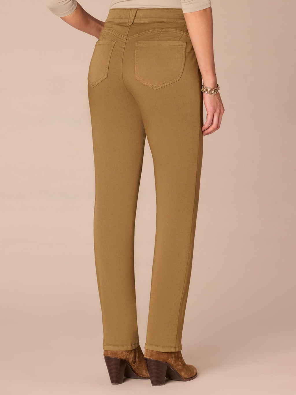 "Ab"solution® Straight Leg Petite Colored Jeans