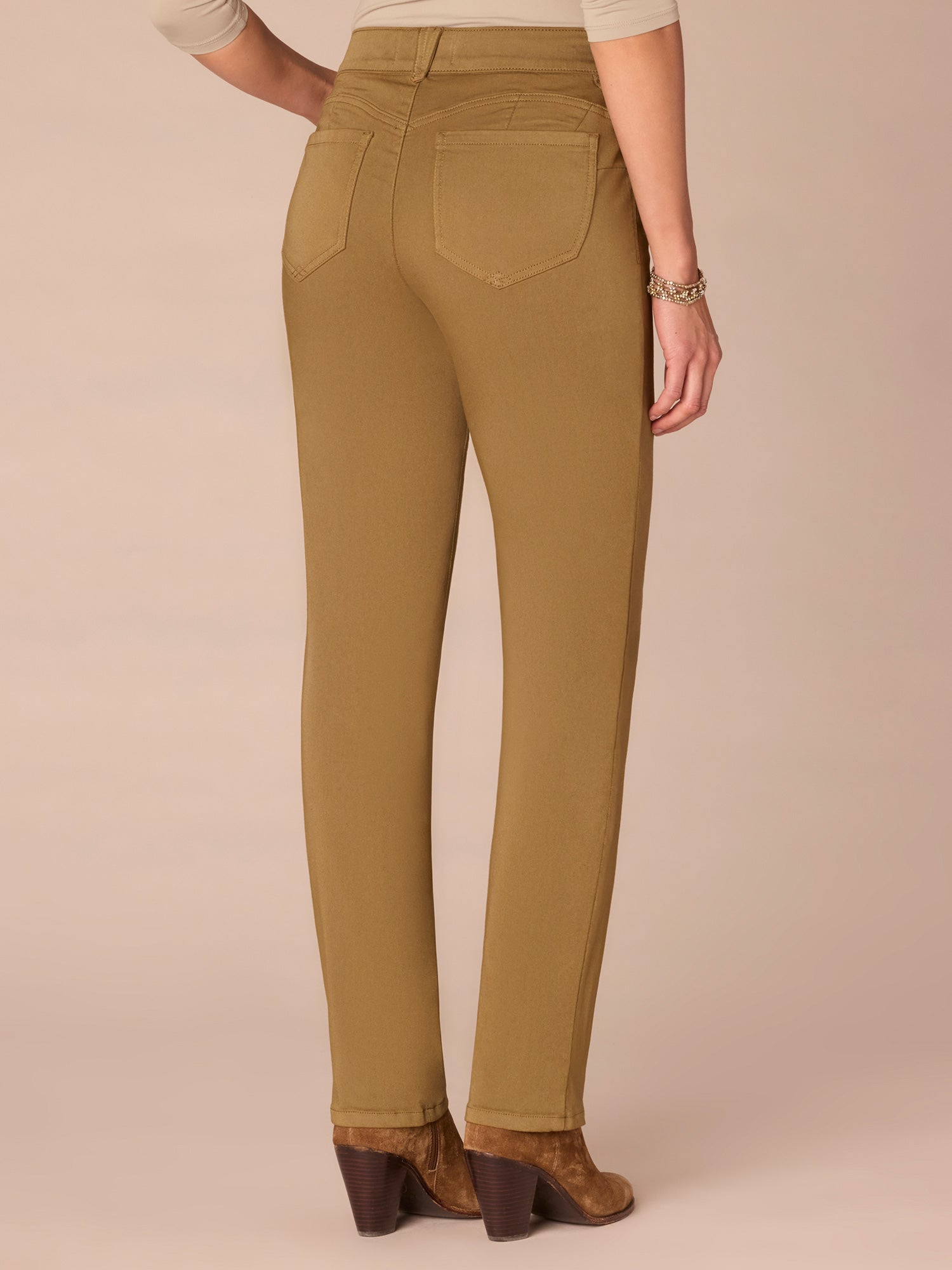 "Ab"solution® Straight Leg Petite Colored Jeans
