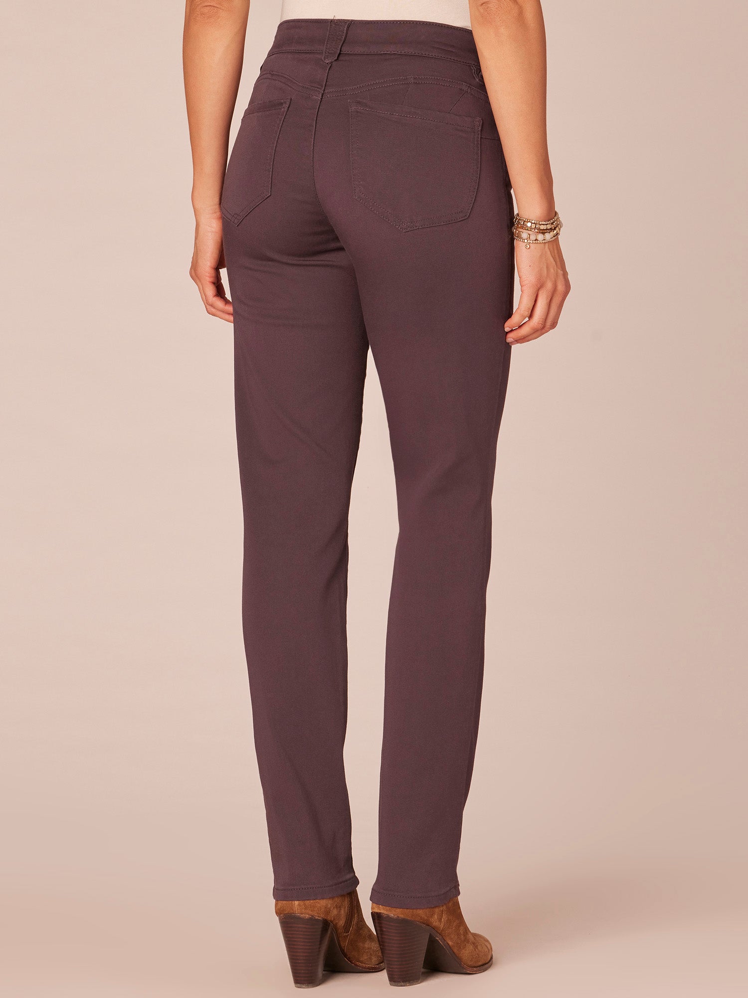 "Ab"solution® Straight Leg Colored Jeans