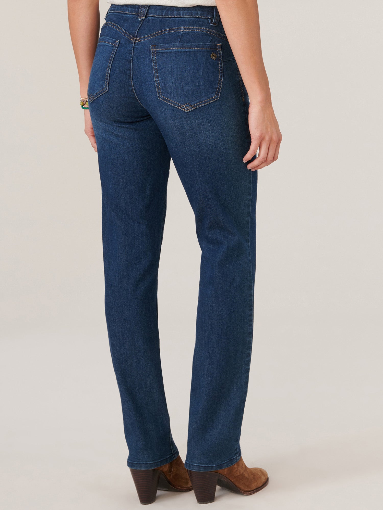 "Ab"solution® Booty Lift Straight Leg Indigo Jeans
