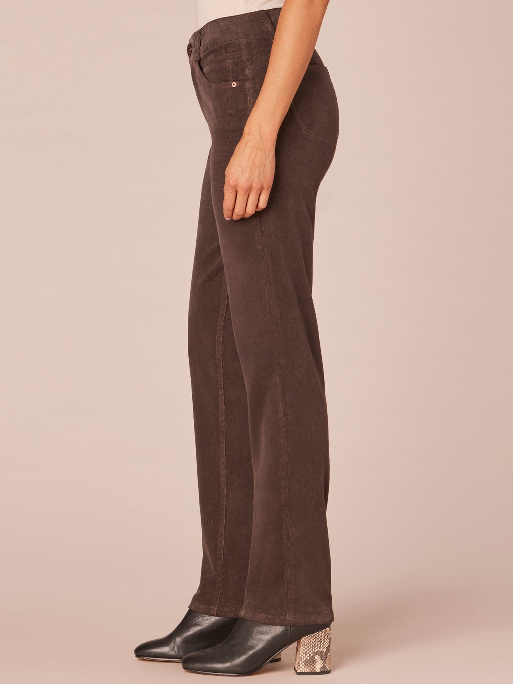 "Ab"solution® Mid-Rise Corduroy Straight Leg Tall Pants