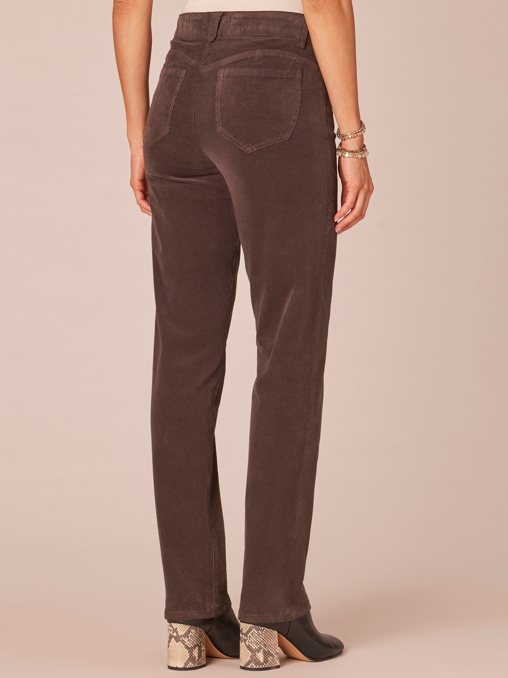 "Ab"solution® Mid-Rise Corduroy Straight Leg Tall Pants