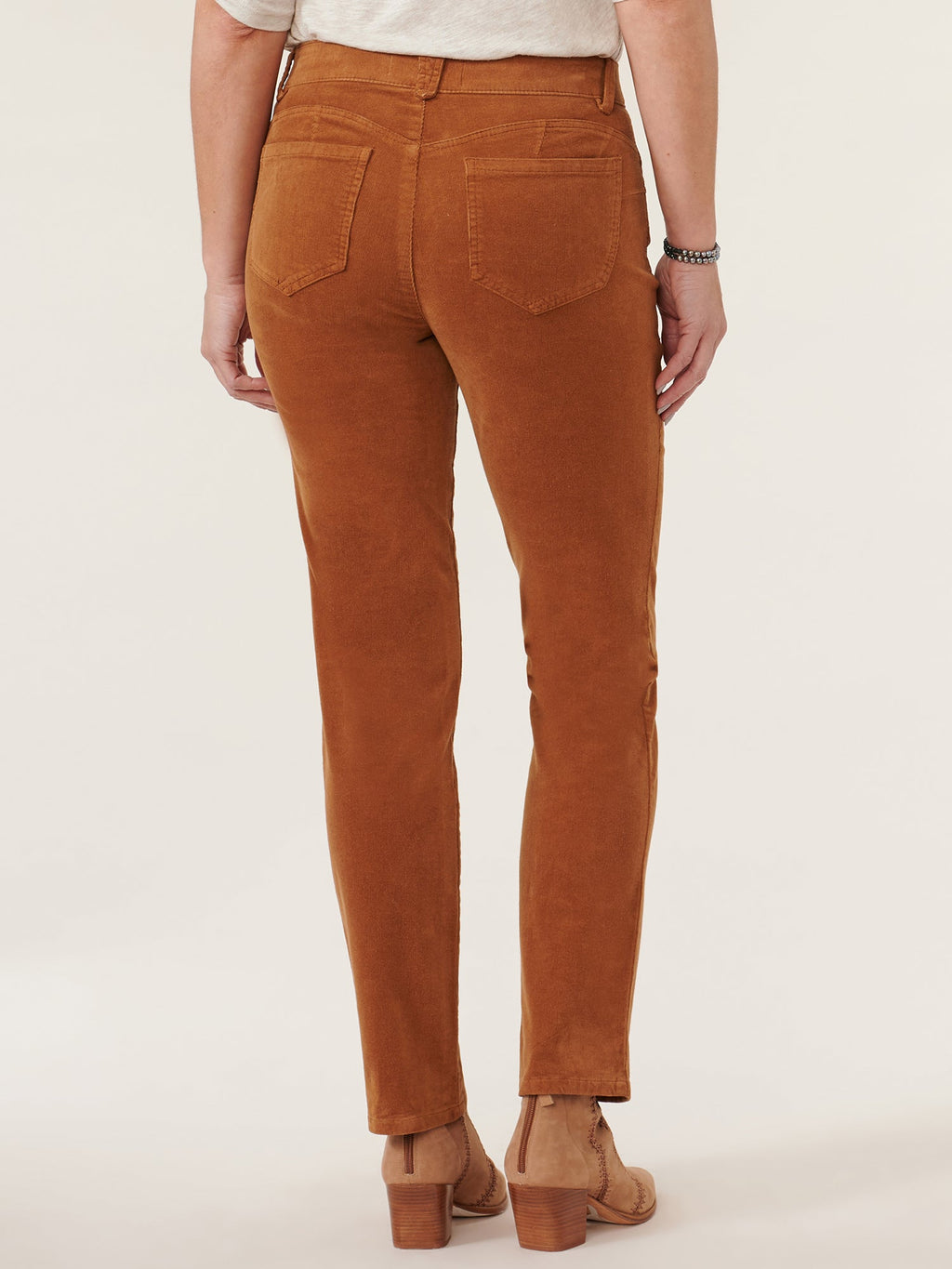 "Ab"solution® Mid-Rise Corduroy Straight Leg Pants