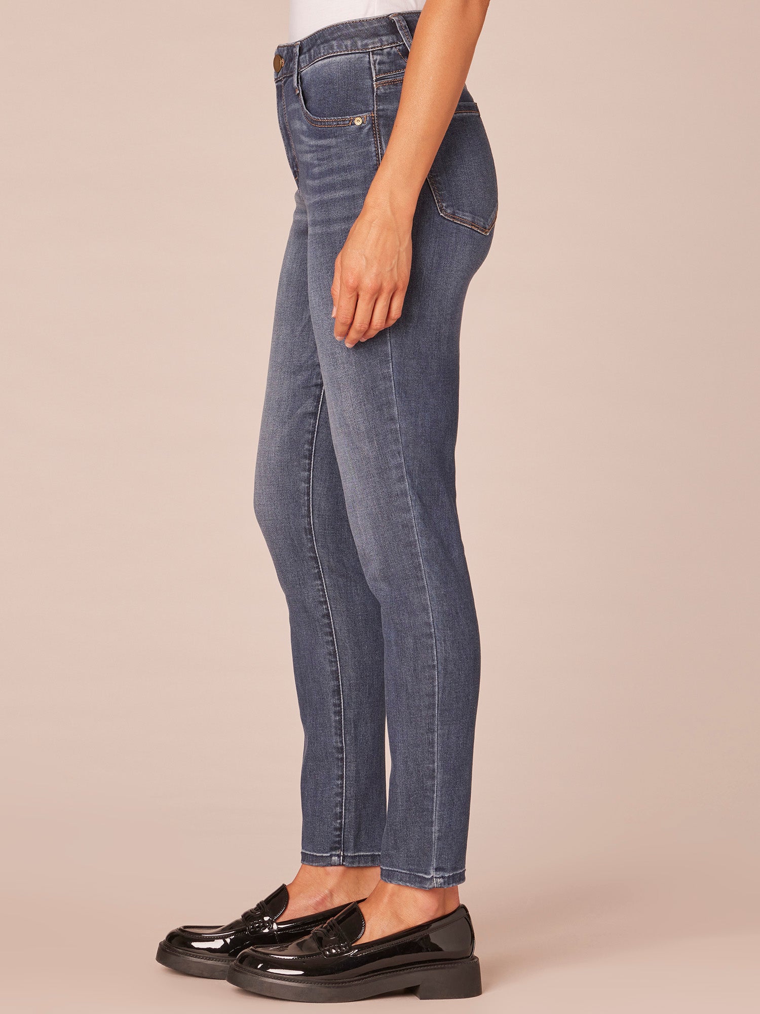 "Ab"solution High Rise Ankle Length Petite Jeans