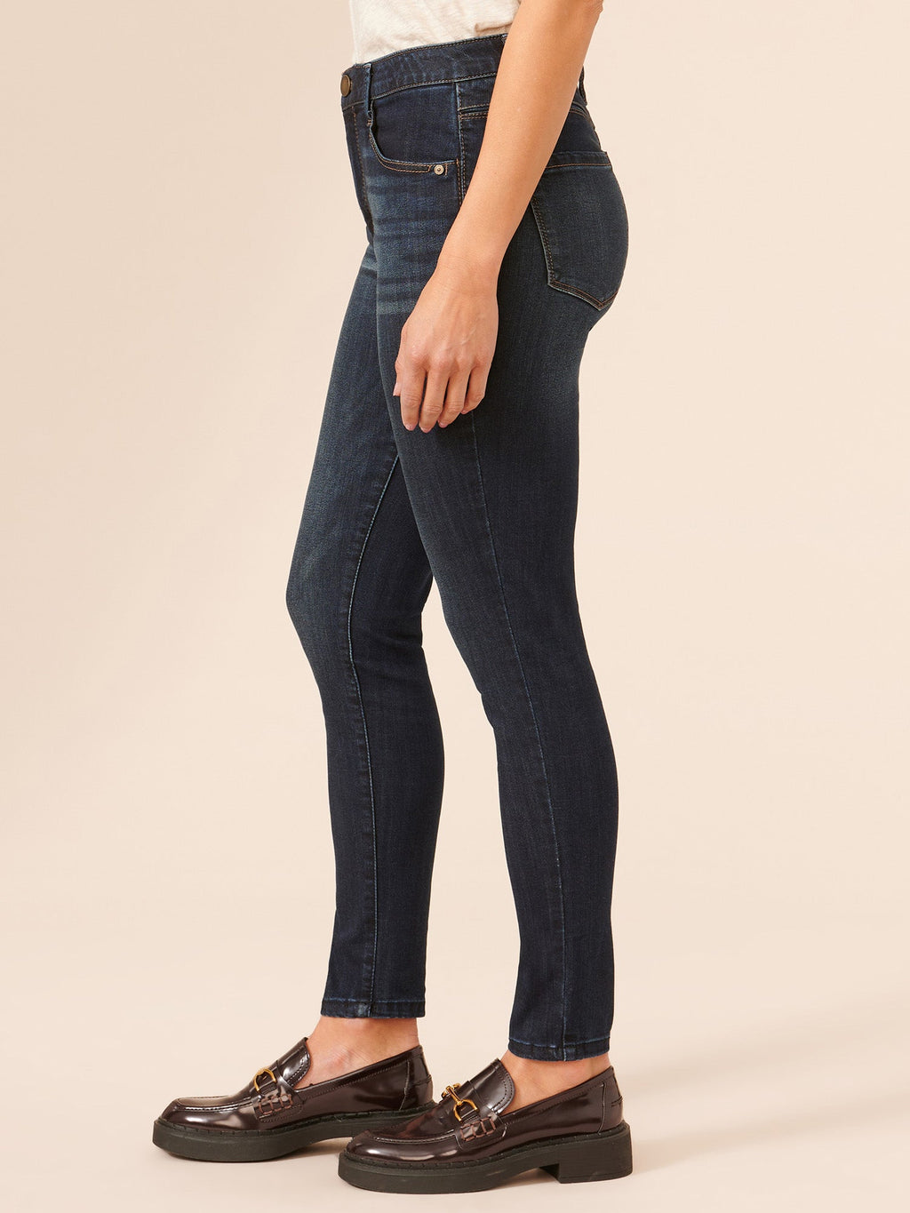 Ab"solution® Modern High Rise Ankle Length Skinny Jeans