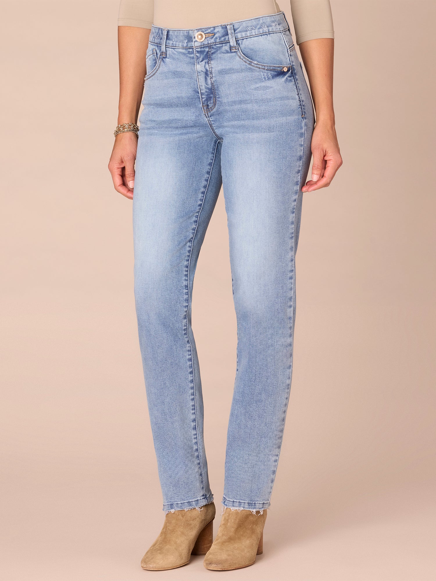 "Ab"solution® High Rise Vintage Straight Leg Jeans