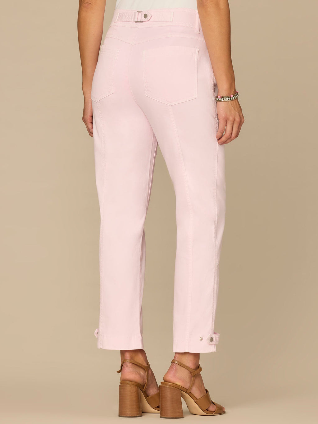 "Ab"solution® High Rise Tapered Utility Pant with Snap Hem