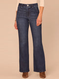 "Ab"solution® Skyrise Double Side Seam Petite Trouser Bootcut Jeans