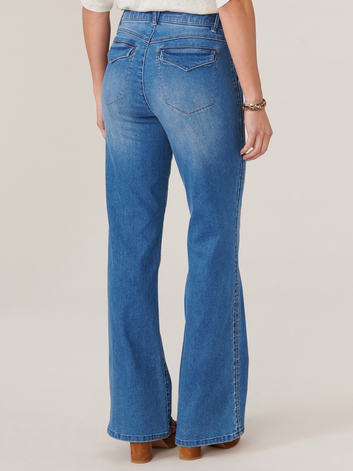 "Ab"solution Skyrise Double Side Seam Bootcut Tall Jeans
