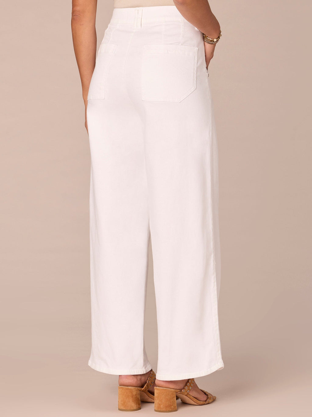 "Ab"solution Skyrise Dart Seam Wide Leg Jeans with Tulip Hem
