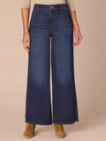 "Ab"solution® Skyrise Curved Pocket Wide Leg Tall Jeans with Tulip Hem