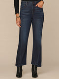 "Ab"solution® Skyrise Barely Boot Petite Jeans with Clean Finish Hem